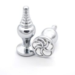 le plug anal diamant spiral en acier