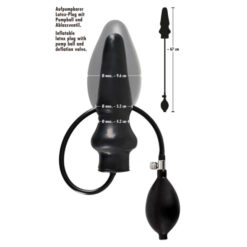 Long Plug Anal Gonflable Latex