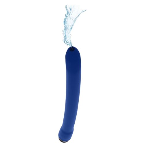 Longue Douchette Anal 30cm Silicone Bleu