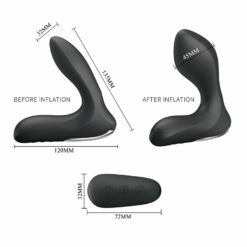 Masseur Prostatique Gonflable à Vibrations