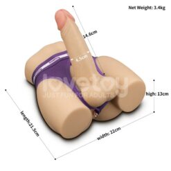 Masturbateur Anus et Gode XL Pliable