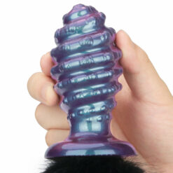 Plug Anal Brillant Misty Tail Noir