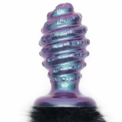 Plug Anal Brillant Misty Tail Noir