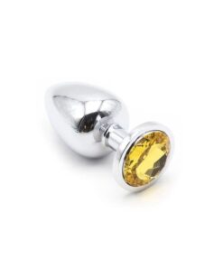 plug anal diamant citrine sexy