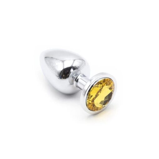 plug anal diamant citrine sexy