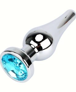 plug anal diamant allongé en forme de fusée