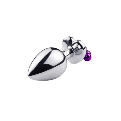 plug anal diamant violet grelot