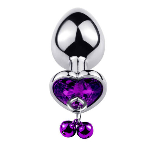 plug anal diamant violet grelot