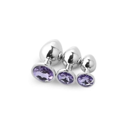 plug anal diamant violet sensuel