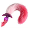 Plug Anal Dragon Rose avec Queue 41cm