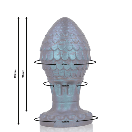 Plug Anal Dragon XXL Vrakos 13x6,5cm