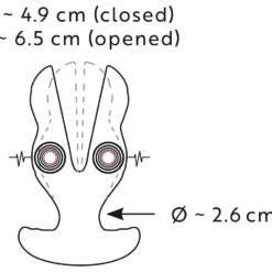 Plug Anal Electrostimulation Vibrant Télécommande