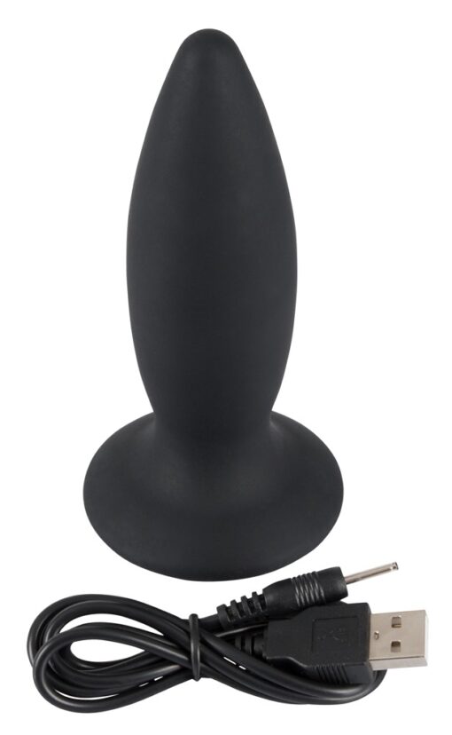 Plug Anal Ergonomique Vibrant Silicone