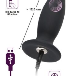 Plug Anal Ergonomique Vibrant Silicone