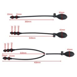 Plug Anal Gonflable Double Pénétration Extrême