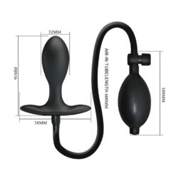 Plug Anal Gonflable Gros Remplissage 8cm