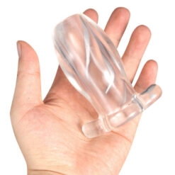 Plug Anal Hollow Transparent pour Hommes