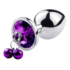 plug anal metal bijou violet