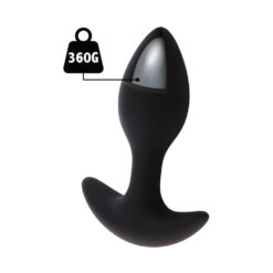 Plug Anal Noir Extra Lourd 360g