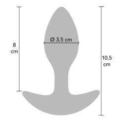 Plug Anal Noir Lourd 185 Grammes