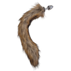 Plug Anal Métal Fox Marron