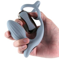 Plug Anal Rotatif et Vibrant Double Cockring