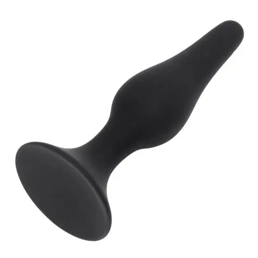 plug anal silicone noir
