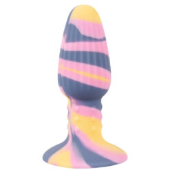 Plug Anal Silicone Tri Couleur