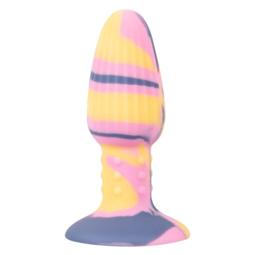 Plug Anal Silicone Tri Couleur