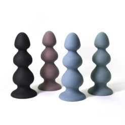 Plug Anal en silicone, bille interne stimulante, plug geisha