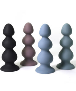 Plug Anal en silicone, bille interne stimulante, plug geisha