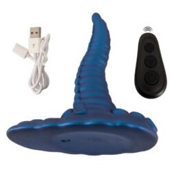Plug Anal Tentacule Vibrante Bleu