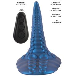 Plug Anal Tentacule Vibrante Bleu