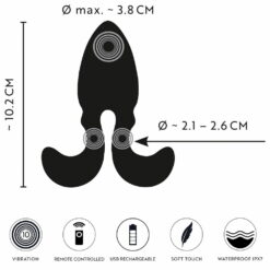 Plug Anal Vibrant Ancre Flexible