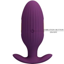 Plug Anal Vibrant Connecté Silicone 9x3,4cm