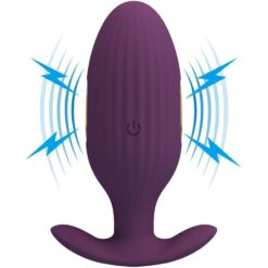 Plug Anal Vibrant Connecté Silicone 9x3,4cm