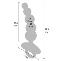 Plug Anal Vibrant Dilatation Progressive Bleu