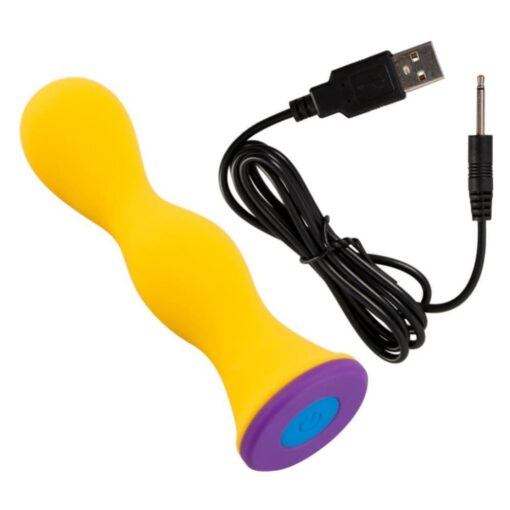 Plug Anal Vibrant Jaune