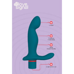 Plug Anal Vibrant Silicone Bleu