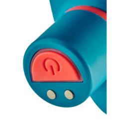 Plug Anal Vibrant Silicone Bleu