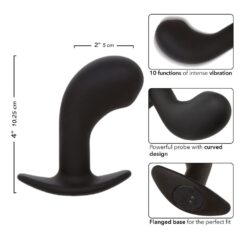 Plug Anal Vibrant Silicone Curved