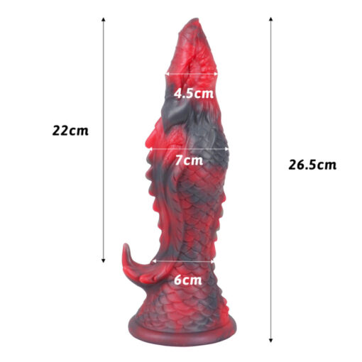 Plug Anal XXL Dragon Rouge