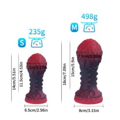 Plug Anal XXL Pieuvre Noir et Rouge