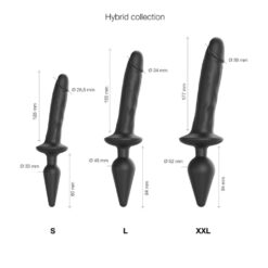 Plug Dildo Switch XXL Noir