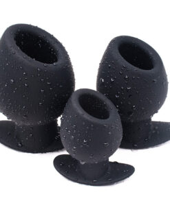 plug toys anus silicone noir