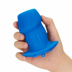 Plug Tunnel Anal Bleu 10x6cm
