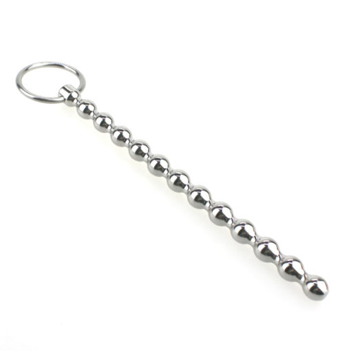 Plug Urètre Chapelet de Perles Métal 9mm