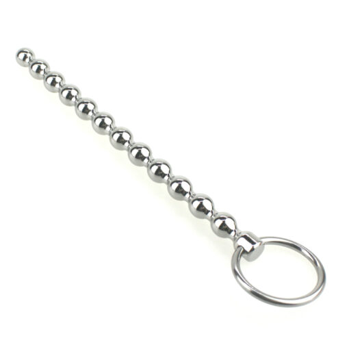 Plug Urètre Chapelet de Perles Métal 9mm