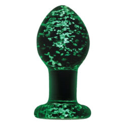 Plug Anal Glow in the Dark verre phosphorescent
