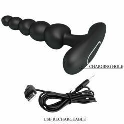 Plug Vibrant Noir pour Plaisir Anal